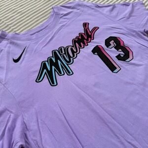 Nike Miami Heat "Vice" Bam Adebayo 13 NBA T-Shirt size medium‎